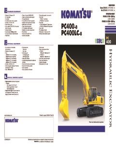 pc40 komatsu spec sheet